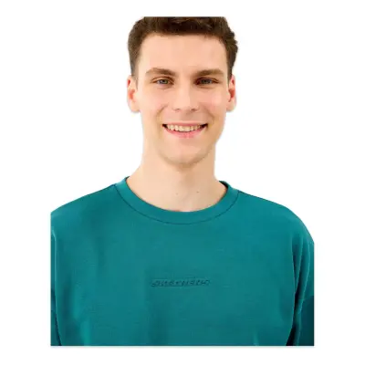 Skechers S2610015 M Essential Crewneck Sweat Yeşil Erkek Sweatshirt - 4