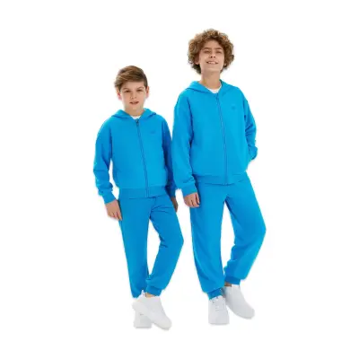 Skechers Sk232066 B Lw Fleece Jogger Sweatpant Mavi Erkek Çocuk Eşofman Altı - 1