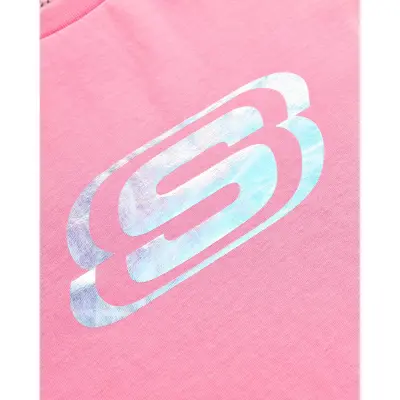 Skechers Sk232139 Essential G Sleeve Pembe Kız Çocuk T-Shirt - 3