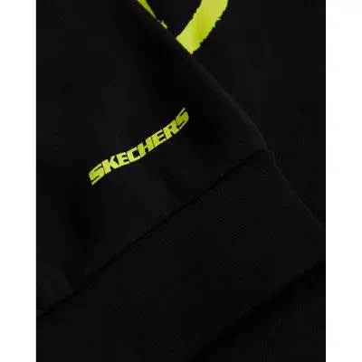 Skechers Sk232184 Heavy Weight Hoodie Siyah Çocuk Sweatshirt - 5