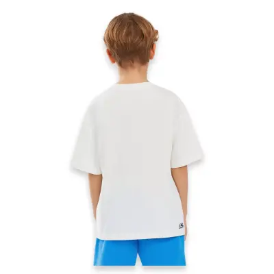 Skechers Sk241085 Graphic Tee B Sleeve Beyaz Çocuk T-Shirt - 3