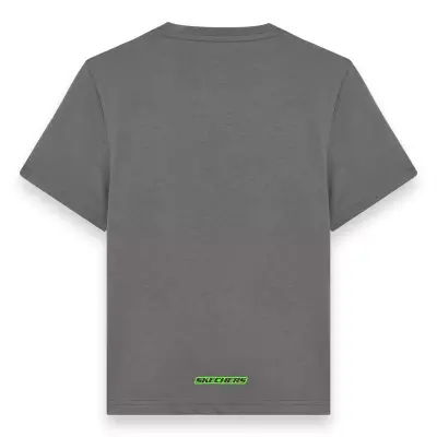Skechers Sk241093 Graphic Tee B Sleeve Gri Erkek Çocuk T-Shirt - 2