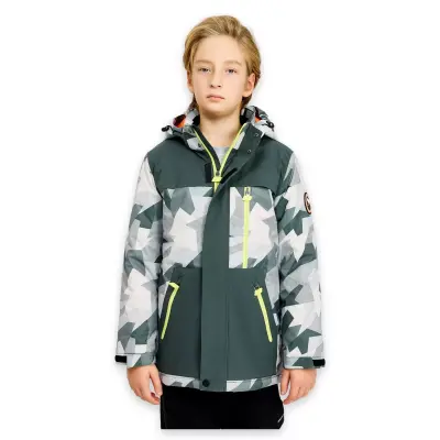 Skechers Sk242025 B Outerwear Padded Jacket Gri Çocuk Mont - 1