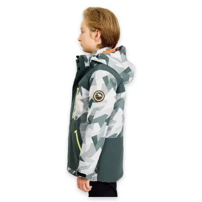 Skechers Sk242025 B Outerwear Padded Jacket Gri Çocuk Mont - Skechers (1)