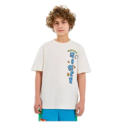 Skechers Sk2510028 B Graphic Tee Beyaz Erkek Çocuk T-Shirt - 2