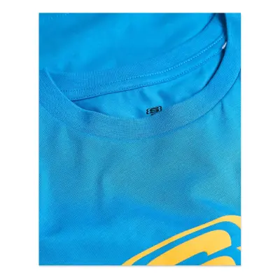 Skechers Sk2510113 B Regular Fit Graphic Tee Mavi Çocuk T-Shirt - 3