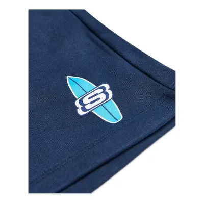 Skechers Sk2510131 B Lw Fleece Sweat Lacivert Erkek Çocuk Şort - 3