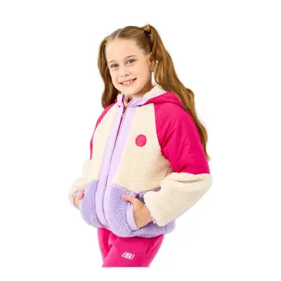 Skechers Sk2520031 G Sherpa Sherpa Jacket Fuşya Kız Çocuk Mont - 2
