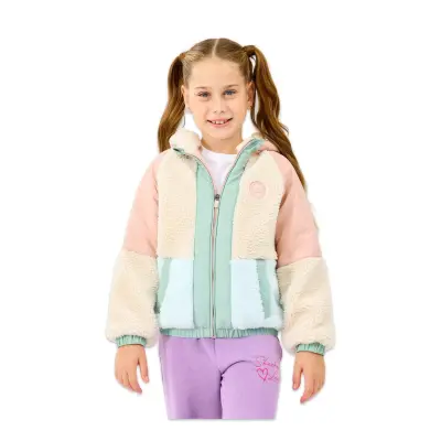 Skechers Sk2520031 G Sherpa Sherpa Jacket Pembe Kız Çocuk Mont - 1