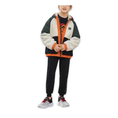 Skechers Sk2520045 B Outdoor Fleece Full Zip Sherpa Jacket Yeşil Erkek Çocuk Mont - 2
