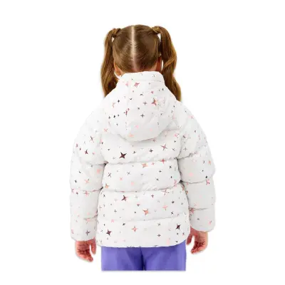 Skechers Sk2520052 G Puffer Jacket Beyaz Kız Çocuk Mont - 3
