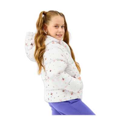 Skechers Sk2520052 G Puffer Jacket Beyaz Kız Çocuk Mont - 2