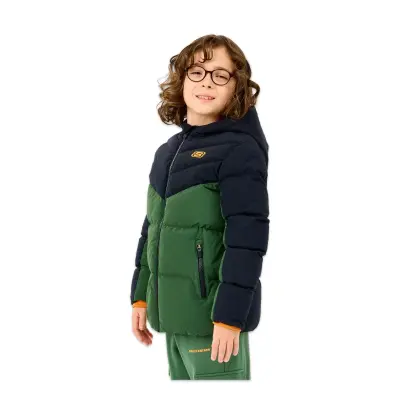 Skechers Sk2520053 B Puffer Jacket Siyah Erkek Çocuk Mont - Skechers (1)