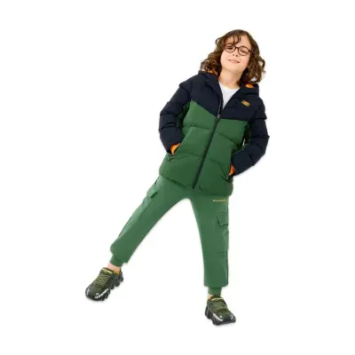 Skechers Sk2520053 B Puffer Jacket Siyah Erkek Çocuk Mont - 4