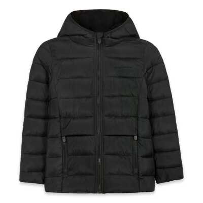Skechers Sk2620101 B Essential Hooded Jacket Siyah Çocuk Ceket - Skechers