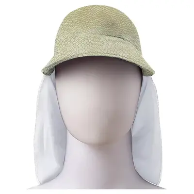 Slipstop Sk2313000019 Foil Print Over Pattern Sun Hat Haki Unisex Şapka - 1
