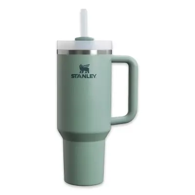 Stanley 10-10824 Stanley Adv 40Oz 1.18L Quencher2.O Tumbler Pipetli Termos Bardak Yeşil Un - 1