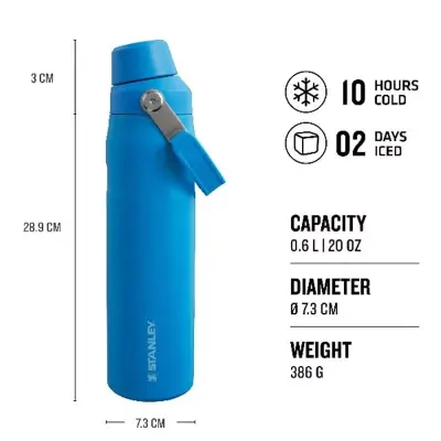 Stanley 10-12515 Stanley The Aerolight Iceflow Water Tle Fast Flow 0.60 Lt / 20Oz Mavi Uni - 5