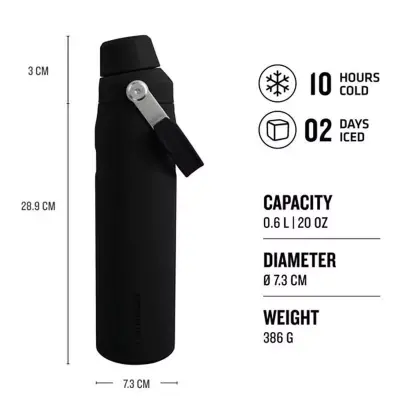 Stanley 10-12515 Stanley The Aerolight Iceflow Water Tle Fast Flow 0.60 Lt / 20Oz Siyah Un - 3