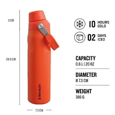 Stanley 10-12515 Stanley The Aerolight Iceflow Water Tle Fast Flow 0.60 Lt / 20Oz Turuncu - 4