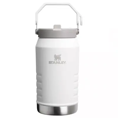 Stanley 10-13085 The Iceflow™ Flip Straw 2.0 Jug 1.90L / 64Oz Beyaz Unisex Outdoor Aksesua 
