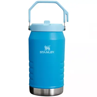 Stanley 10-13085 The Iceflow™ Flip Straw 2.0 Jug 1.90L / 64Oz Mavi Unisex Outdoor Aksesuar - 1