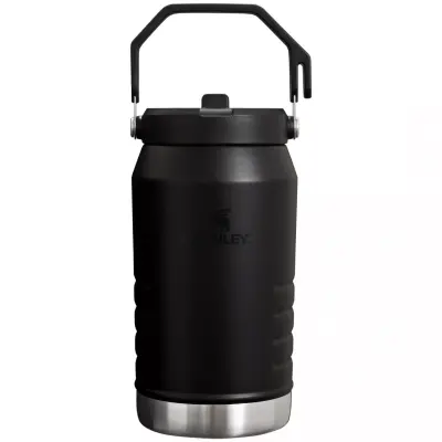 Stanley 10-13085 The Iceflow™ Flip Straw 2.0 Jug 1.90L / 64Oz Siyah Unisex Outdoor Aksesua 