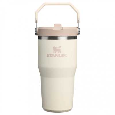 Stanley 10-13425 The Iceflow™ Flip Straw 2.0 Tumbler 0.6L / 20Oz Krem Unisex Outdoor Akses - STANLEY