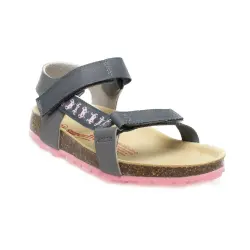 Superfit 000116-P Fussbettpantoffel Gri Çocuk Sandalet - 1