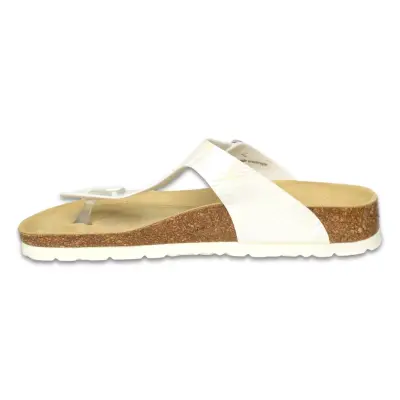 Superfit 000117 Fussbettpantoffel Günlük Parmak Arası Beyaz Kadın Terlik - Superfit (1)