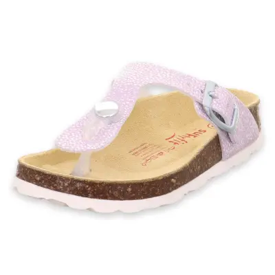 Superfit 000117 Fussbettpantoffel Günlük Parmak Arası Lila Kadın Terlik - 1