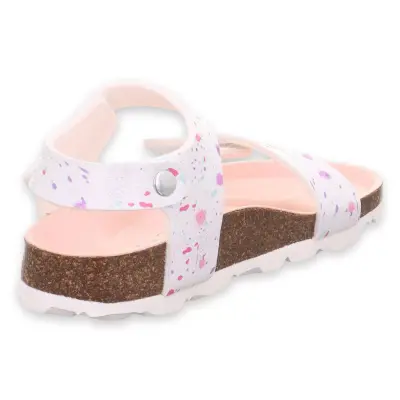 Superfit 000123 P Kiz Çocuk Beyaz Kız Çocuk Sandalet - 4
