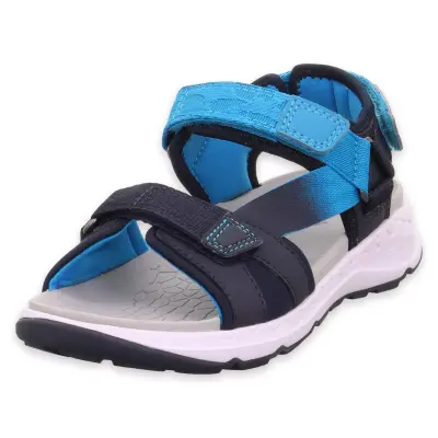 Superfit 000580-F Criss Cross Lacivert Çocuk Sandalet 