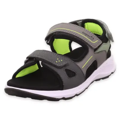 Superfit 000583 Criss Cross Gri Çocuk Sandalet - 1