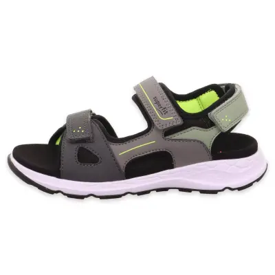 Superfit 000583 Criss Cross Gri Çocuk Sandalet - 2