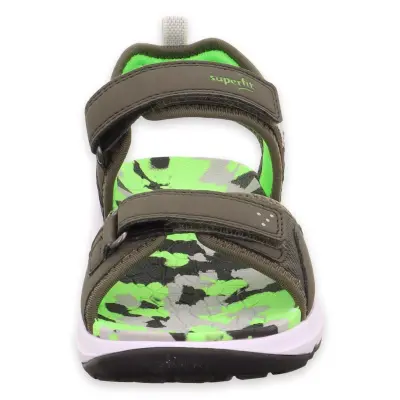 Superfit 000586 Criss Cross Haki Çocuk Sandalet - 3
