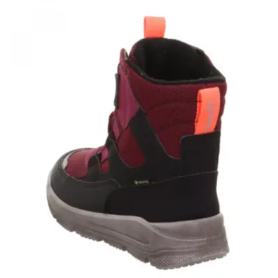 Superfit 009081 Mars Gore-Tex Siyah-Kırmızı Kız Çocuk Bot - 4