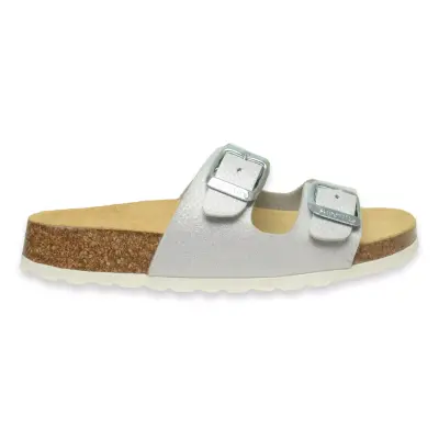 Superfit 800111 G Deri Gümüş Unisex Terlik - Superfit (1)