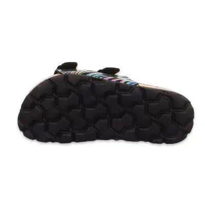 Superfit 800111 G Deri Siyah-Mor Unisex Terlik - 5