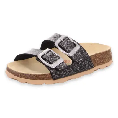 Superfit 800111 G Deri Siyah Unisex Terlik 