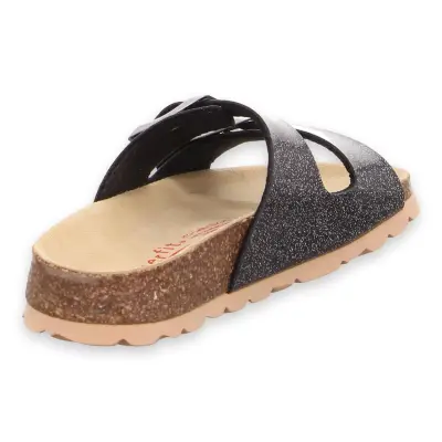 Superfit 800111 G Deri Siyah Unisex Terlik - 5