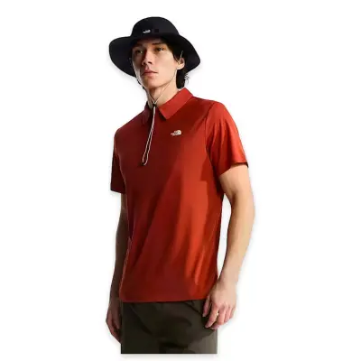 The North Face Nf0A2Waz M Tanken Polo Eu Kırmızı Erkek T-Shirt - 1