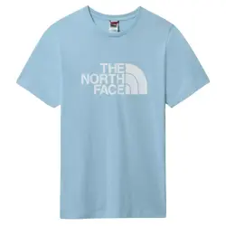 The North Face Nf0A4T1Q W S/S Easy Tee Mavi Kadın T-Shirt - 1