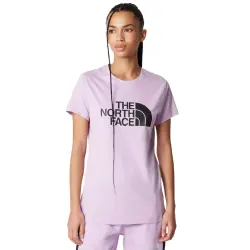 The North Face Nf0A4T1Q W S/S Easy Tee Pembe Kadın T-Shirt - 1