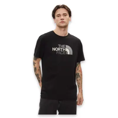 The North Face Nf0A87N5 M S/S Easy Tee Siyah Erkek T-Shirt - 3