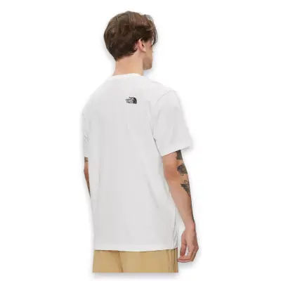 The North Face Nf0A87Ng M S/S Simple Dome Tee Beyaz Erkek T-Shirt - 2