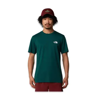 The North Face Nf0A87Ng M S/S Simple Dome Tee Yeşil Erkek T-Shirt - 1