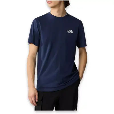 The North Face Nf0A87Ng S/S Simple DomeTee Lacivert Erkek T-Shirt 