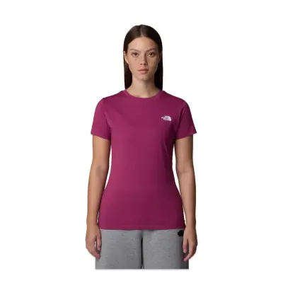The North Face Nf0A87Nh W Ss Sd Slim Tee Fuşya Kadın T-Shirt 