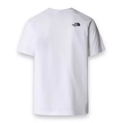 The North Face Nf0A87Nj M S/S Raglan Redbox Tee Beyaz-Siyah Erkek T-Shirt - 1